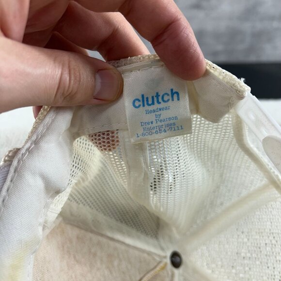 Vintage USA Olympics Mesh Snapback Trucker Rope Hat OSFA Puffy Print White - Picture 8 of 10